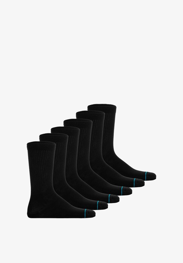 UNISEX 6ER PACK - ICON LOGO BASIC CREW ICON - Socks - schwarz