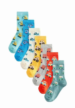 7 PACK RICH YOUNGER - Socks - bright vehicle
