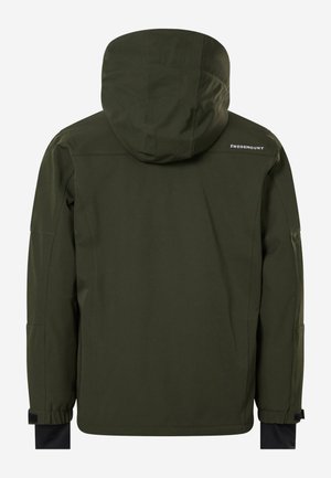 Swedemount, ST. ANTON JACKET SR - Snowboardjakke - dk. olive green burned orange