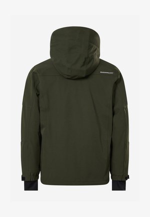 Swedemount, ST. ANTON JACKET SR - Snowboardjakke - dk. olive green burned orange