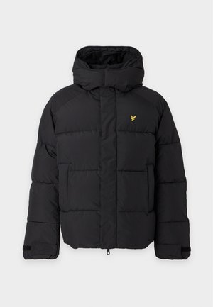 Lyle & Scott, HOODED PUFFER JACKET - Giacca invernale - jet black