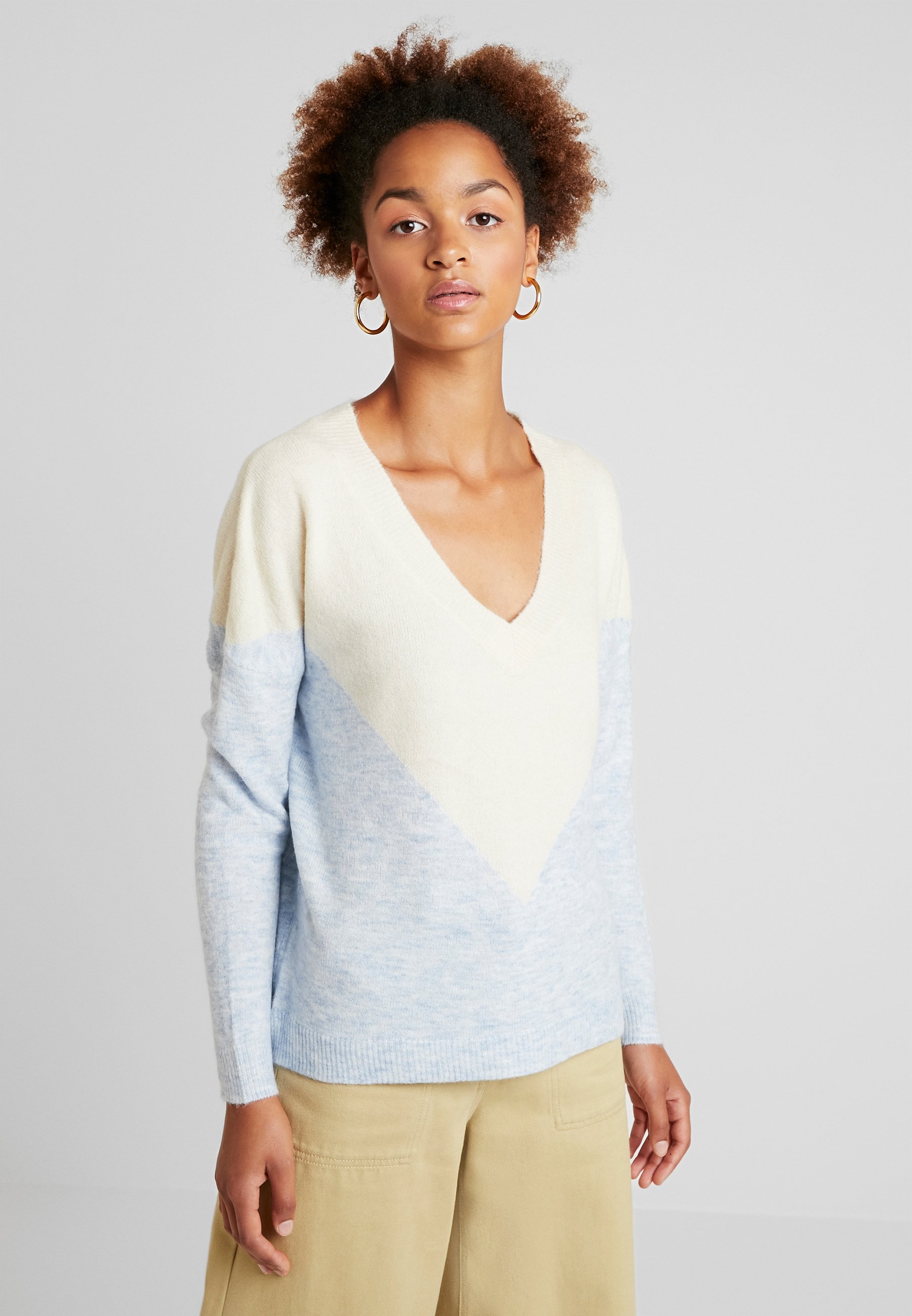 TWINTIP Strikkegenser bluebeige Zalando.no TWINTIP Strikkegenser blue Zalando.no