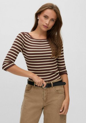 Vero Moda, KNITTED PULLOVER VMMAGNA KNITTED PULLOVER - Pullover - black coffee