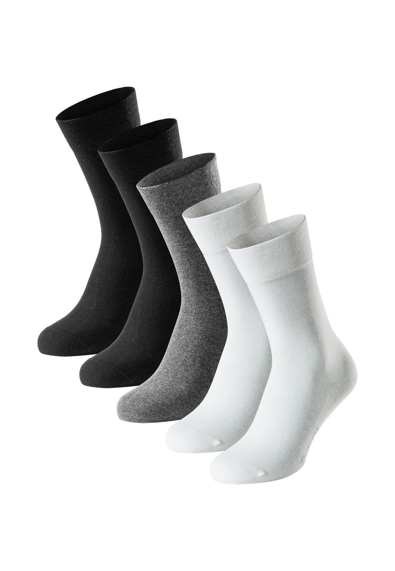 Lot De 5 Paires Chaussettes Garçon Schiesser - Motif Camion Pompier Fun Et Confortables