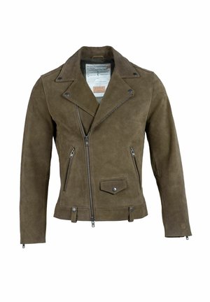 OWEN  - Lederjacke - olive