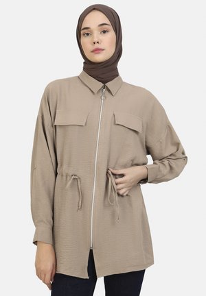 Hemdbluse - camel