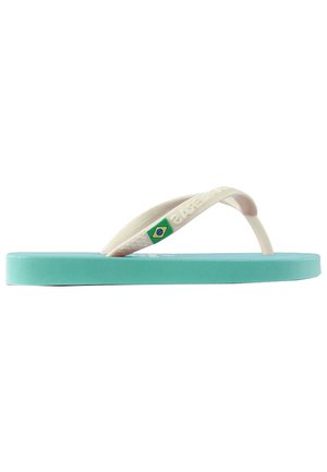 Chanclas de dedo - water green/white