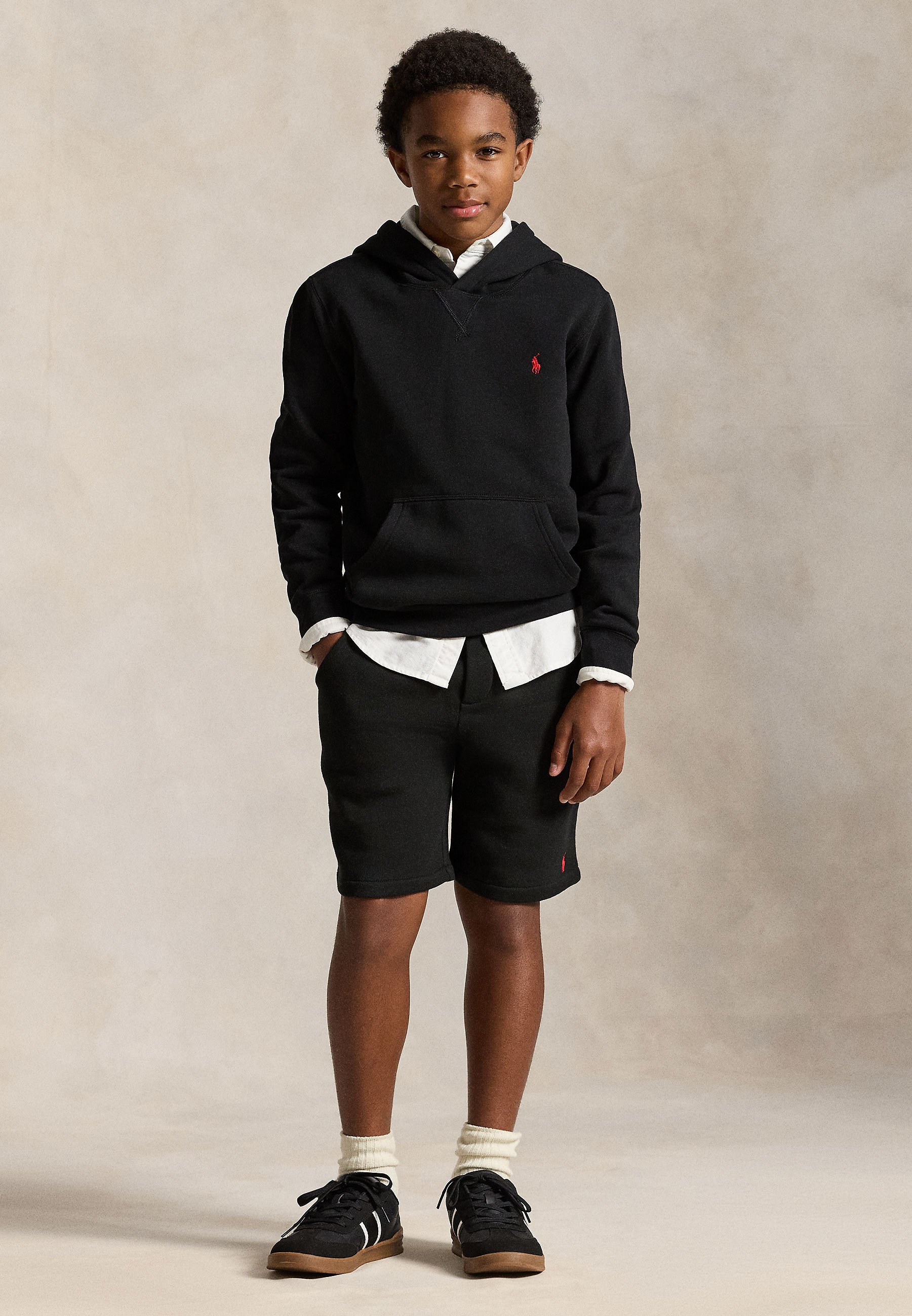 Polo Ralph Lauren FLEECE COLLARED SWEATSHIRT 7-14Y - Sweater