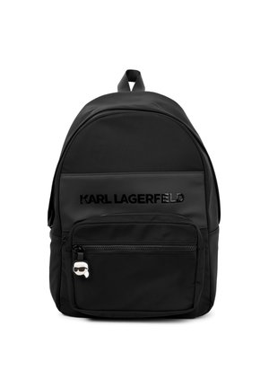 À DOS AVEC SIGLE EN RELIEF - Sac à dos - black