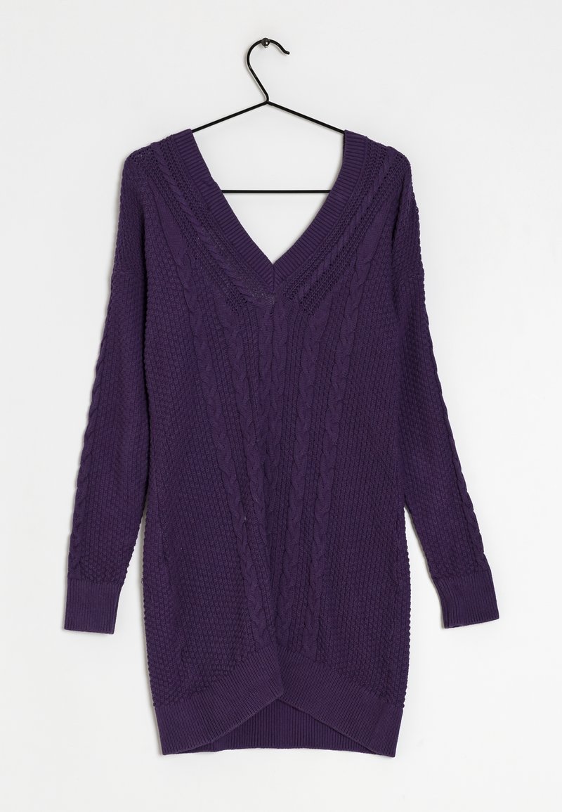 abercrombie purple dress Abercrombie & Fitch Purple Linen Blend Pleated Bodice Mini Dress NWT- Size  S (sold out online)