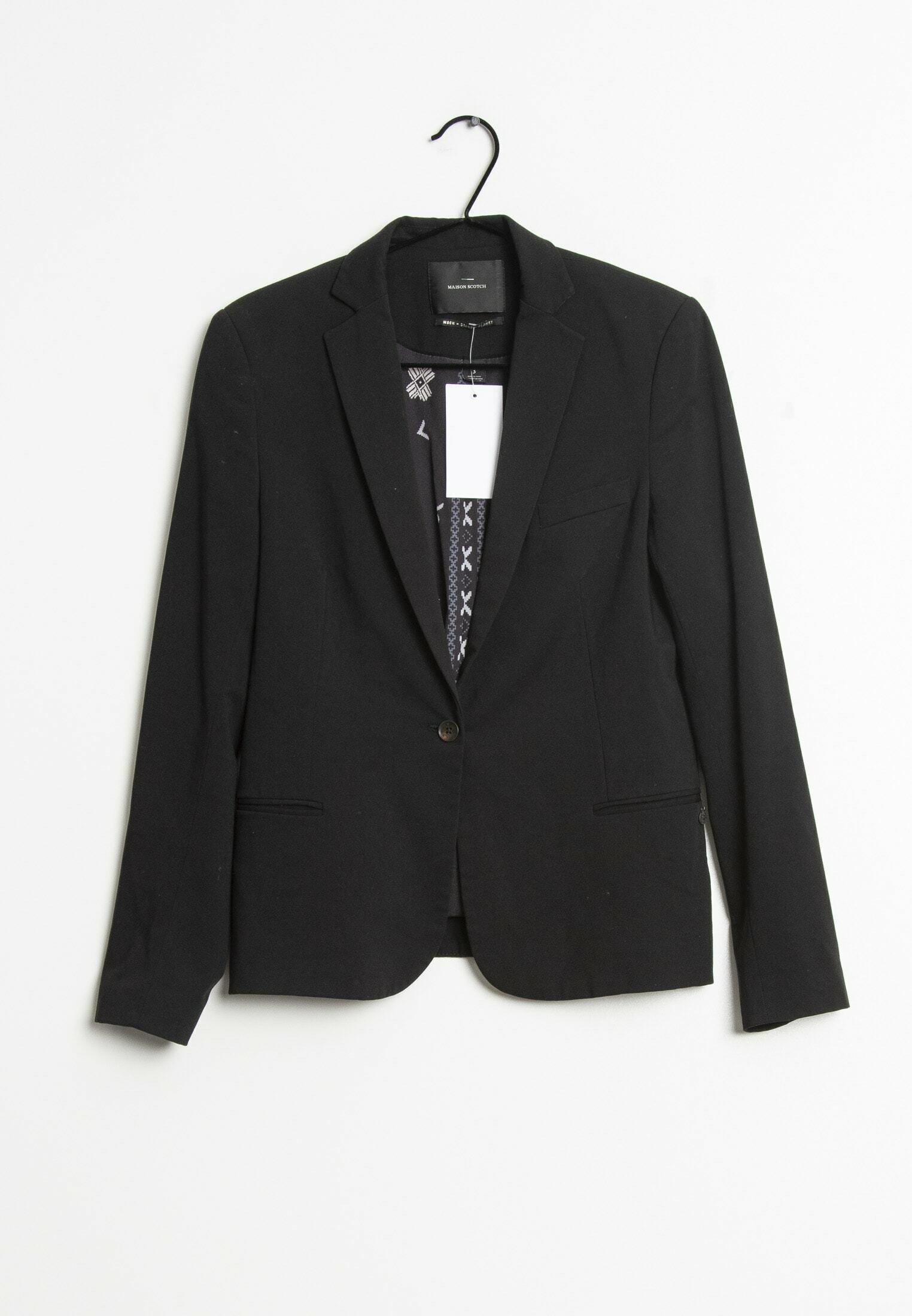 Maison Scotch Blazer - black - Zalando.ie