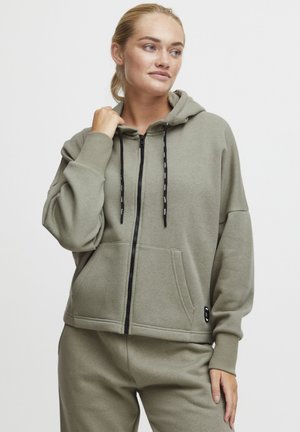 SANICE - Zip-up sweatshirt - vetiver