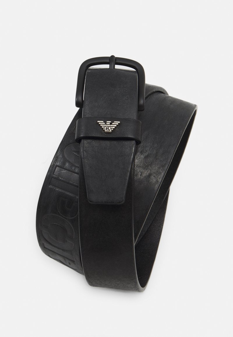 Herren Gürtel klassisch | Emporio Armani TONGUE BELT Gürtel black/schwarz - JB53577 Herren Gürtel klassisch | Emporio Armani TONGUE BELT Gürtel black/schwarz - JB53577