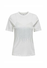 ONLY ONLBILLIE  - T-shirts print - cloud dancer