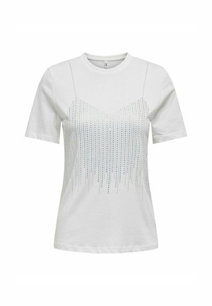 ONLY ONLBILLIE  - Tričko s potlačou - cloud dancer