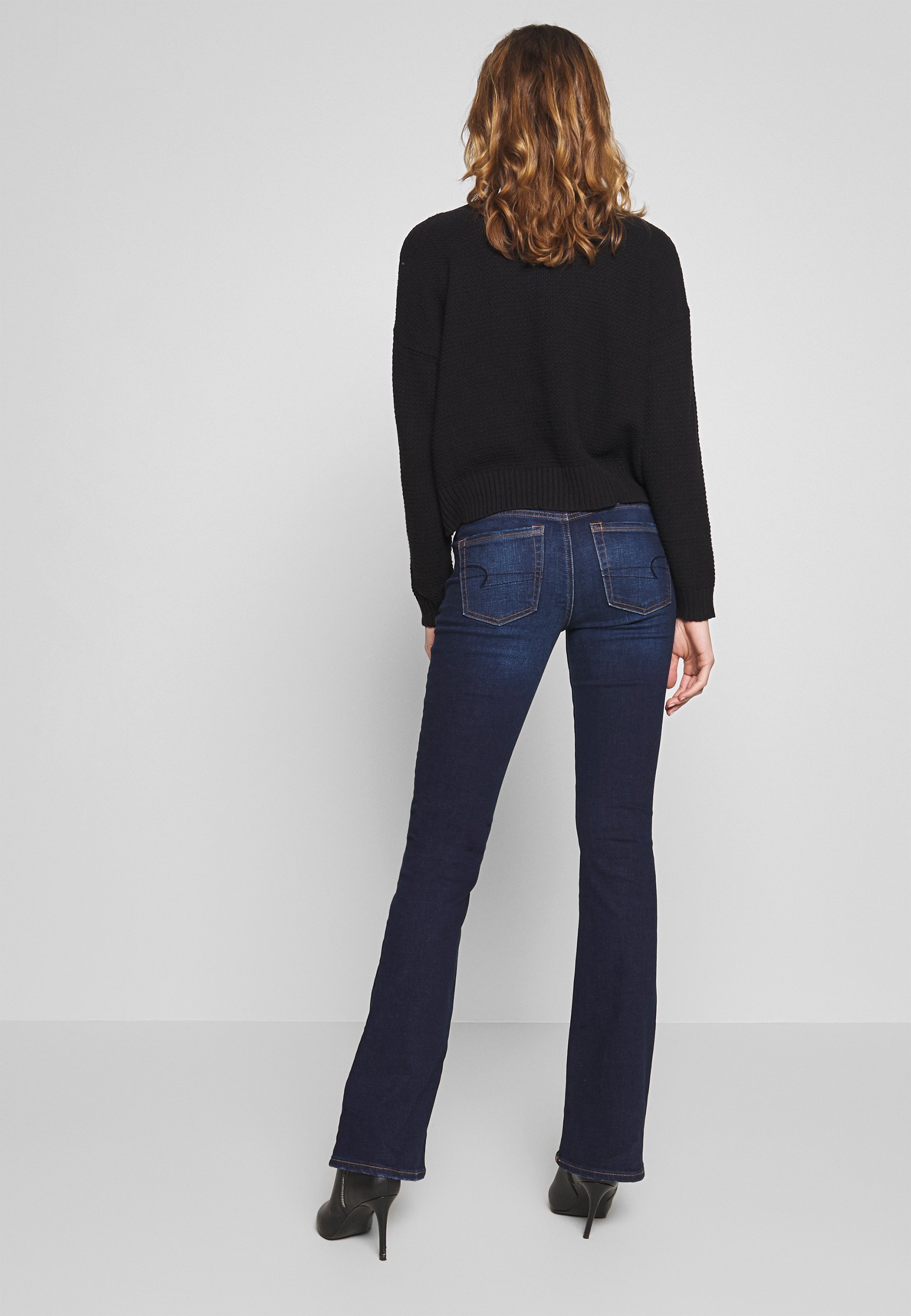 american eagle black bootcut jeans