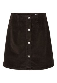 VMETTA SHORT SKATER - A-line skirt - chocolate torte