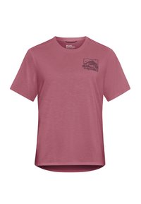 VONNAN GRAPHIC - T-Shirt sport - ridge leaf raisin