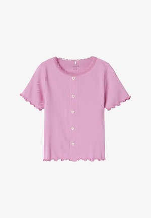 Name it SLIM FIT - Potiskana majica - fuchsia pink