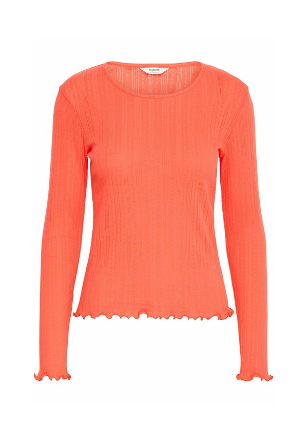 BYUNICA LS - Long sleeved top - cayenne3