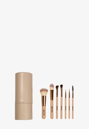 ZOË AYLA 7PK MAKEUP BRUSH, CYLINDRIC CASE - Set de brosses à maquillage - mix