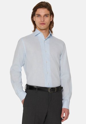 Boggi Milano REGULAR FIT DOBBY - Business skjorter - light blue