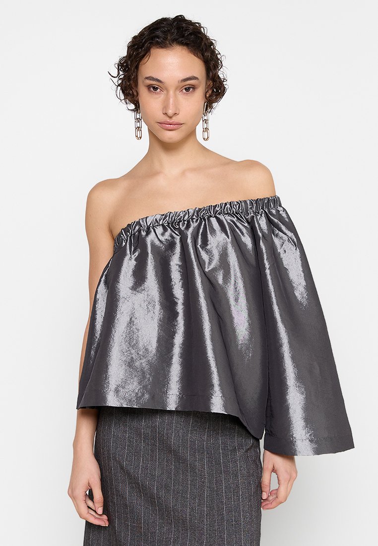 Stella Nova Blouse grijs-metallic