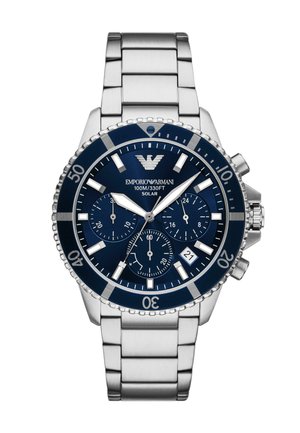 TRADITIONAL WORLD EXPLORER - Chronograph watch - silver-coloured