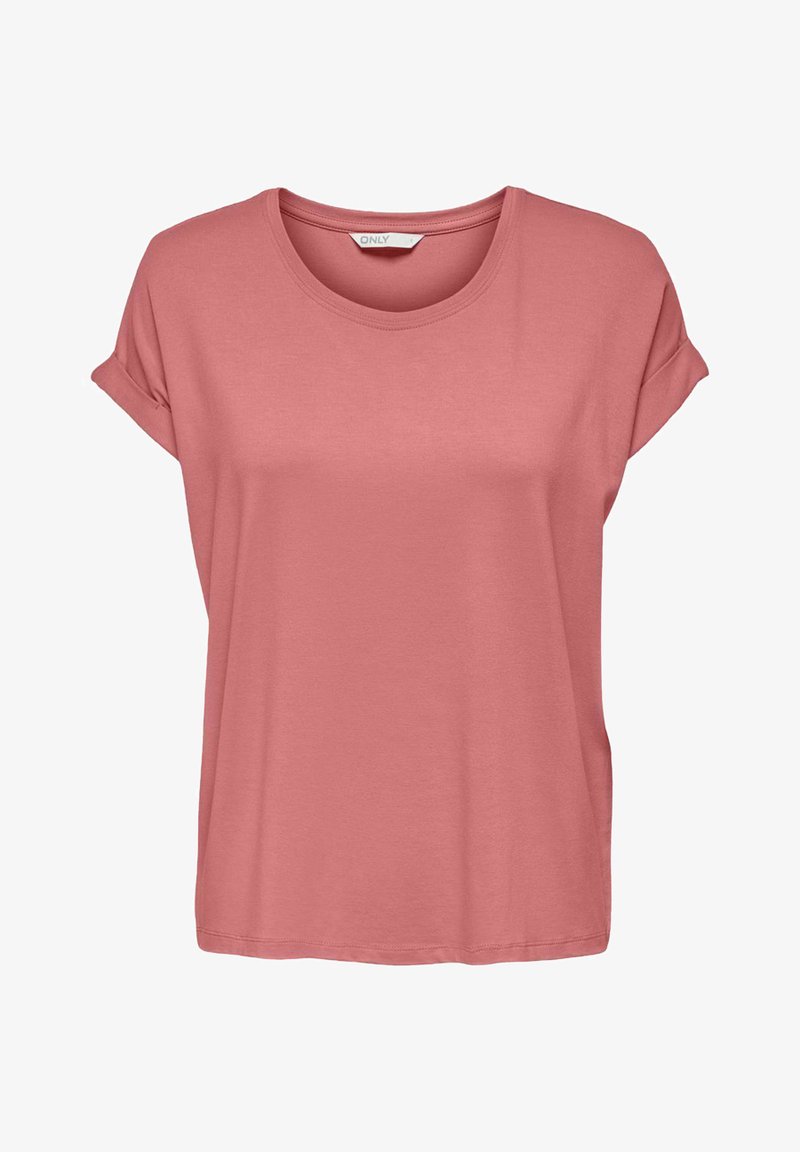 ONLY ONLMOSTER S/S O-NECK TOP NOOS JRS - T-Shirt basic - dusty rose