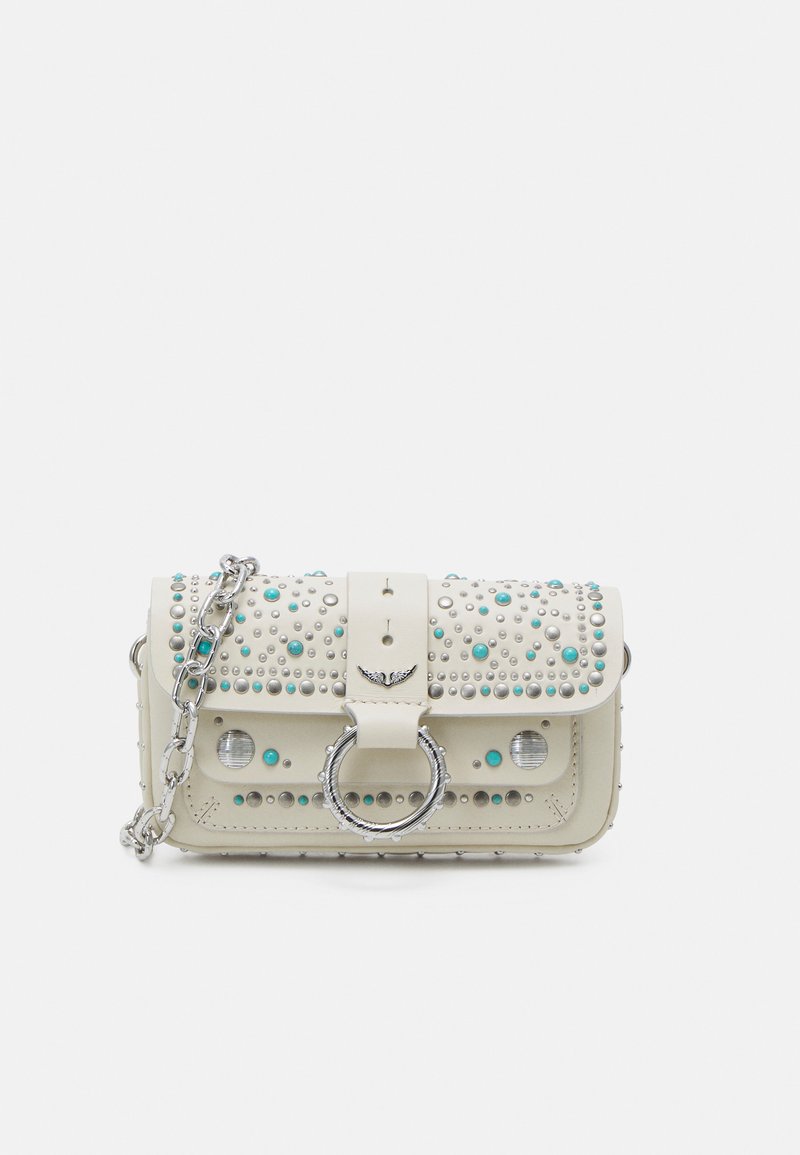 Zadig & Voltaire KATE WALLET BIJOU FOLK Borsa a mano flash/avorio