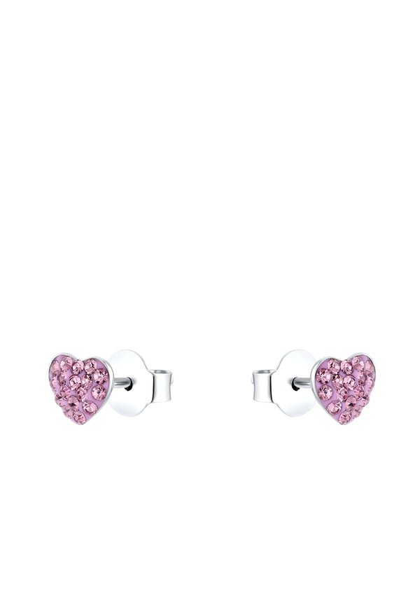 HERZEN – Ohrringe – silberfarben