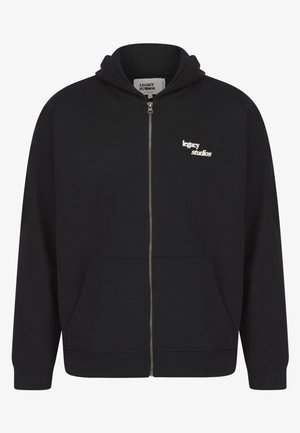CACTUS PLANT ZIP HOODIE UNISEX - Sweat zippé - black
