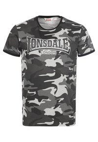 Print T-shirt - camo grey