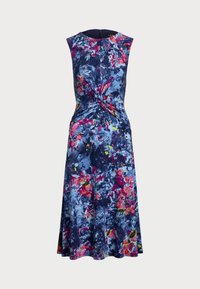 TESSANNE SHORT SLEEVE DAY DRESS - Jerseykjole - blue