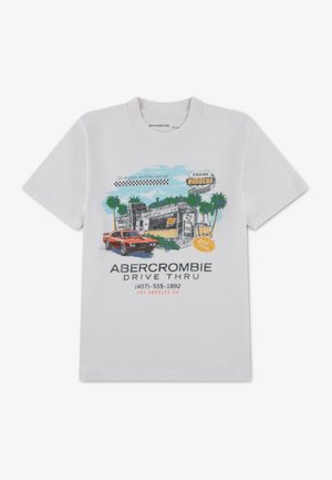 FRESH BURGERS TEE - T-Shirt print - jet stream