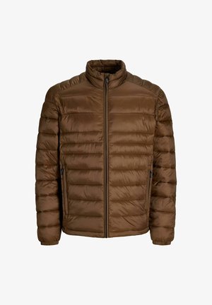 Jack & Jones, JJEKINGSLEY LIGHT PUFFER COLLAR NOOS - Manteau d'hiver - cocoa