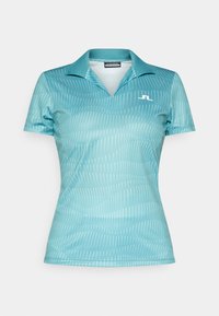 CASSIA TOP - Apdrukāts T-krekls - white/teal