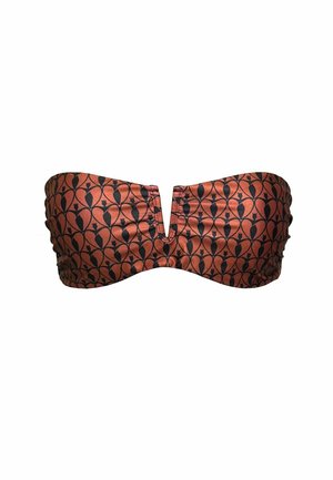 Elena Di Cuori, ICONIC MONOGRAM - Bikini pezzo sopra - marrone