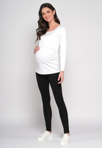 Cool Mama MATERNITY NURSING 2 IN 1 BASIC - Longsleeve - white