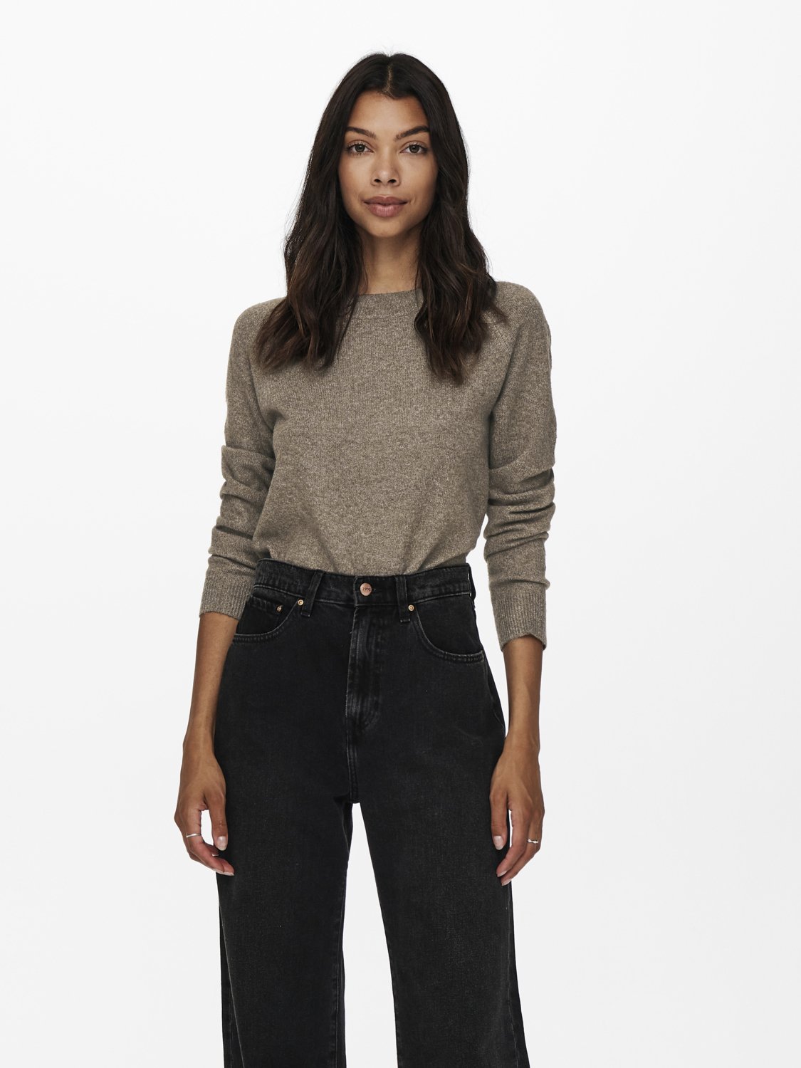 ONLY ONLRICA LIFE - Trui - brownie/bruin - Zalando.nl