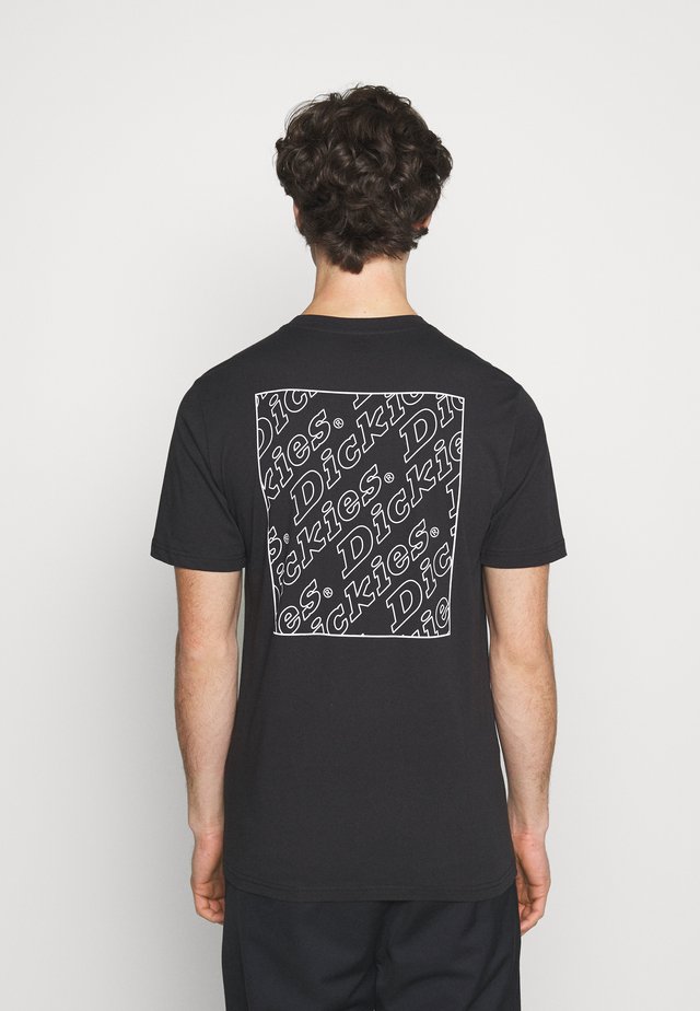 BOX REPEAT - Print T-shirt - black