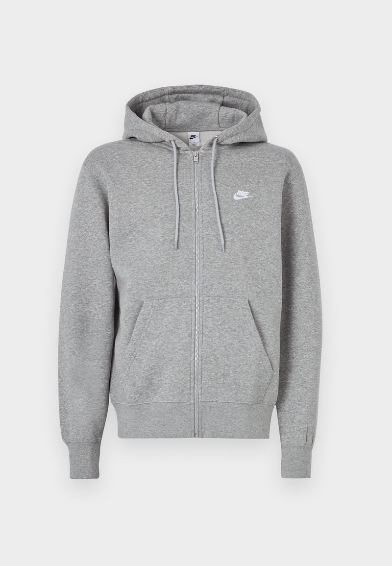 Nike Sweat Zippé Gris Chiné