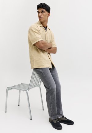 aprel APREL - Jeans Tapered Fit - grey denim