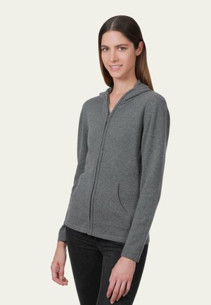 Sweat zippé - gris foncé