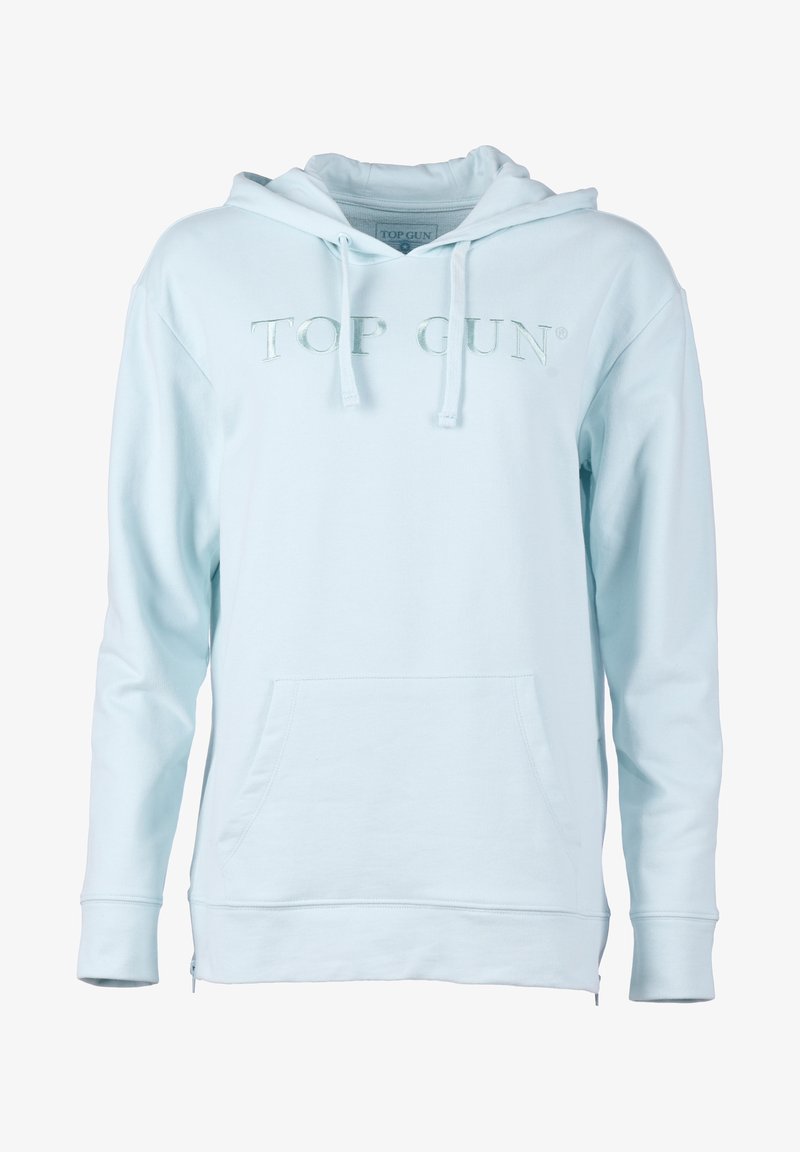 TOP GUN MIT GESTICKTEM LOGO - Huppari - chalk blue