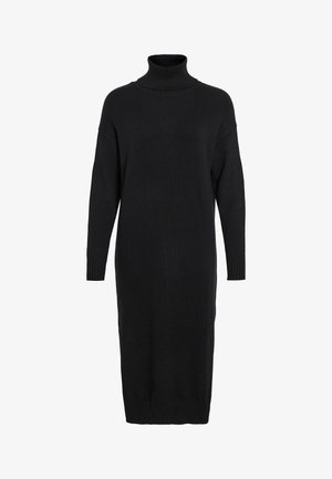 VILA VIRIL ROLL NECK MIDI - NOOS - Sarafanas - black