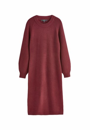 SUPERSOFT MIDI  - Etuikleid - berry red