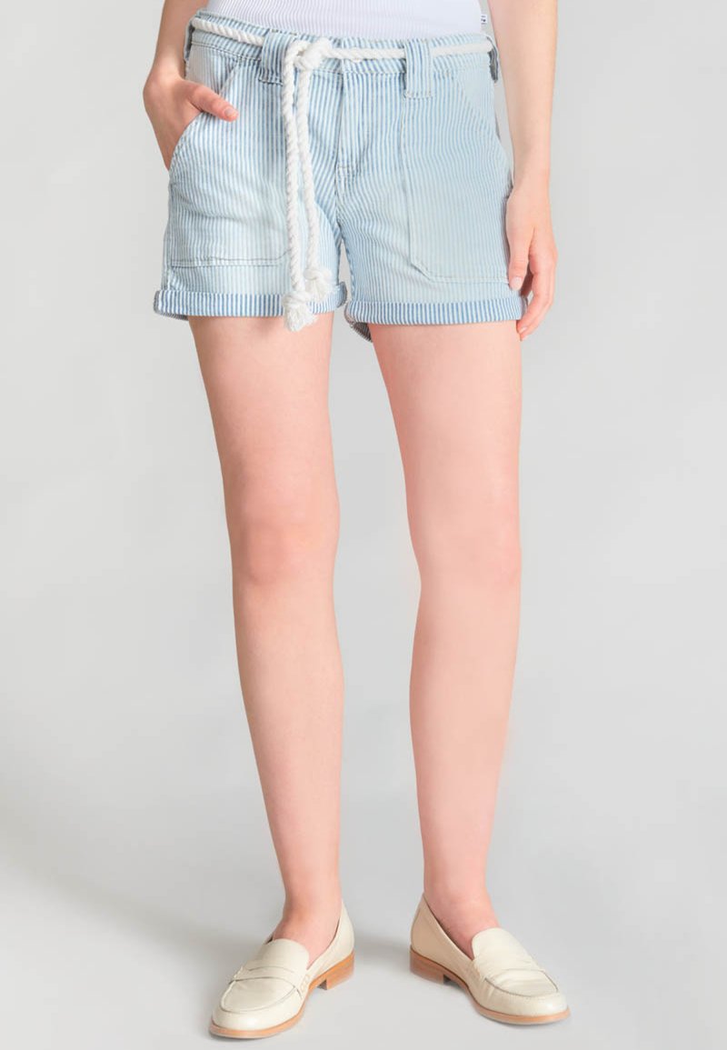 Le Temps Des Cerises Short - blue