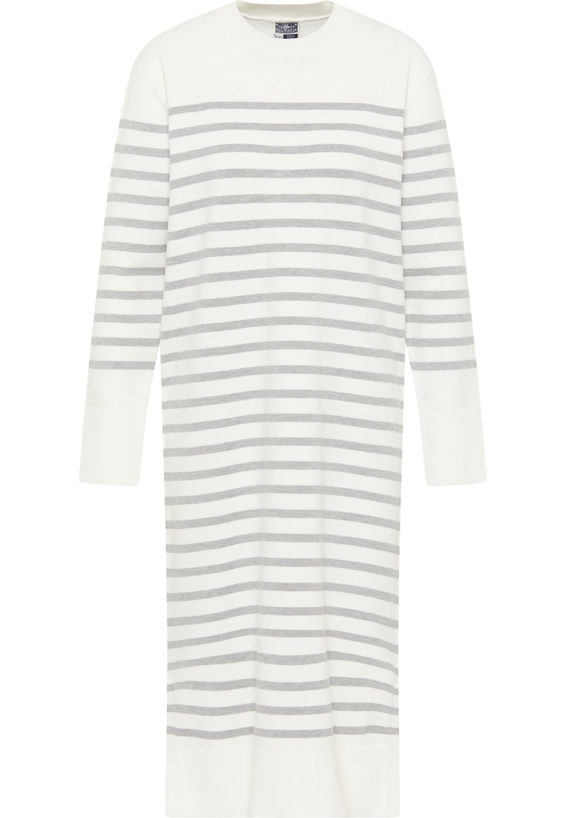 dreimaster Gebreide jurk wit dreimaster Gebreide jurk wit
