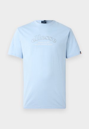 Ellesse QUESCO TEE - Nyomott mintás póló - light blue